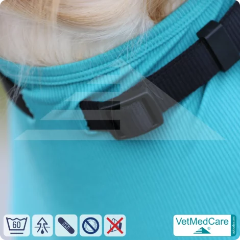 Hundebody mit Beinen + Reißverschluss | Hunde Body - Ganzkörperbody mit 4 Beinen | VetMedCare®