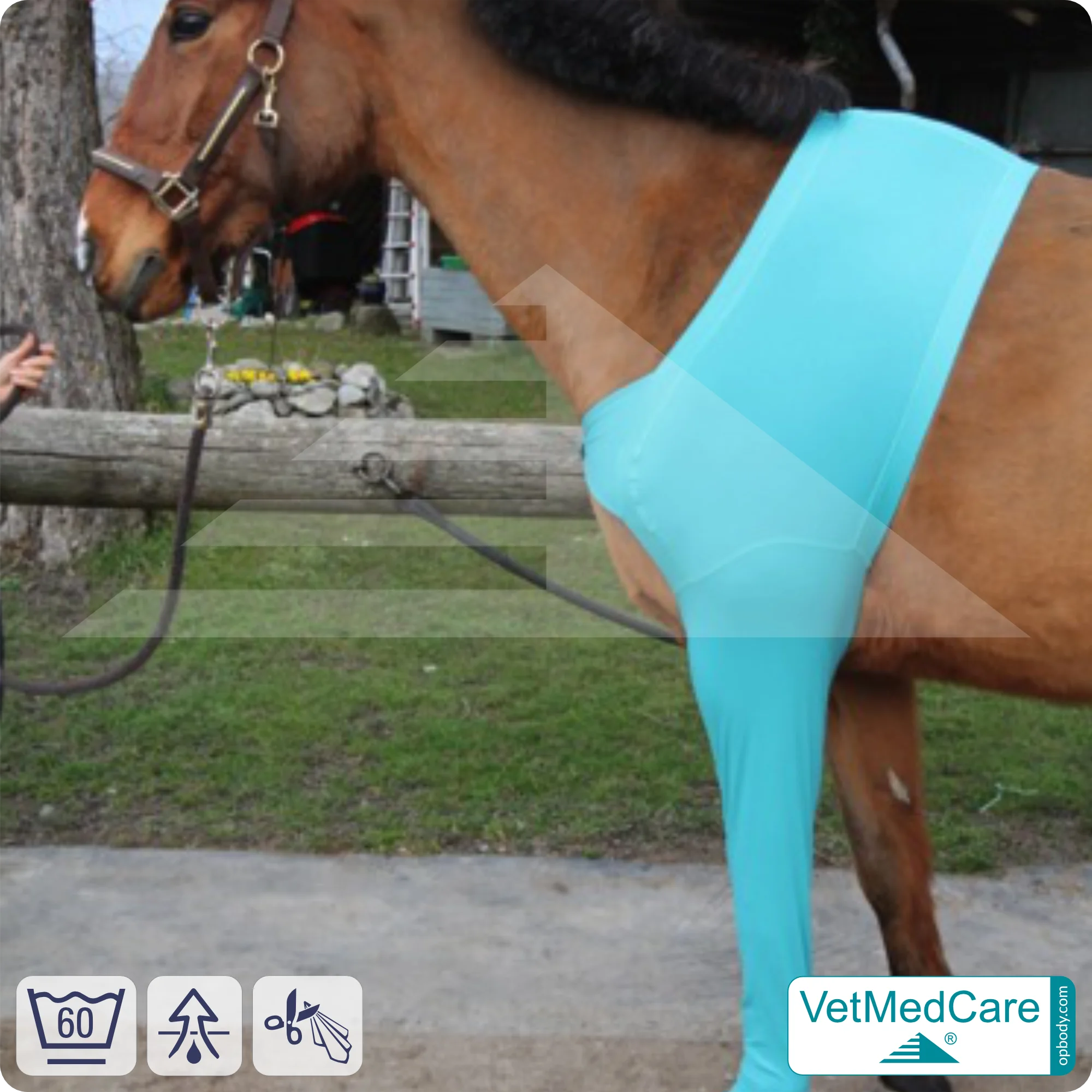 Pferde Wundschutz / Beinschutz für die Beine - Vorderlauf | links und rechts passend | VetMedCare®