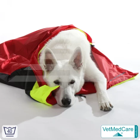 Hunde Safety Bag mit extrem isolierender, integrierter Hundedecke | wie ein Hundebett mit Schutz vor Wind, Kälte und Nässe | VetMedCare®